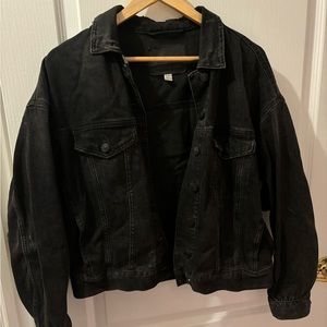 American Eagle Distressed Denim Jacket